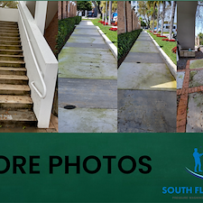 Pressure-cleaning-sidewalk-stairs-and-back-patio-at-a-St-Gregorys-Episcopal-Church-in-Boca-Raton-FL-33432 1